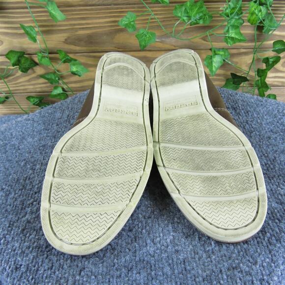 Sperry Men's Slip On Loafer Boat Shoe Brown Leather Sz 9 Medium Gently Used 2025 - Picture 7 of 7